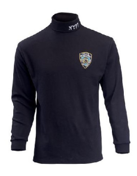 Urban Patrol 100% Cotton Turtleneck w/ NYPD Embroidery